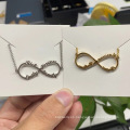 SHANGJIE OEM Nombre personalizado Collar colgante de letras de acero de titanio Mujeres al por mayor de mujeres irregulares